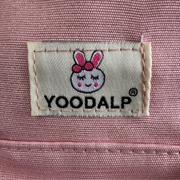 NWT Yodalp Kids Backpack with Adjustable Straps, Light Pink with Bunny Ears Mini - Picture 5 of 8